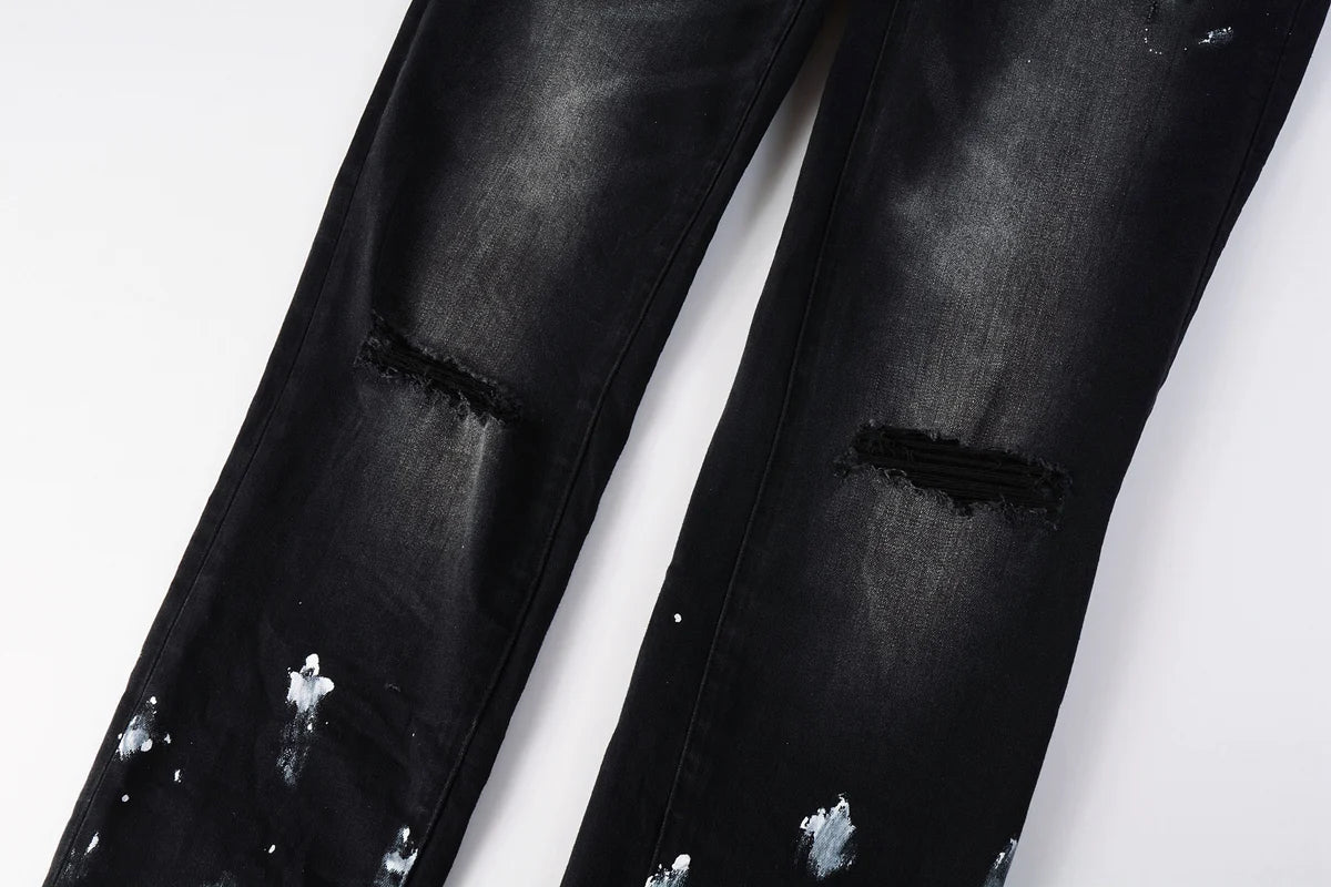 Luxury brand men's streetwear jeans 7025