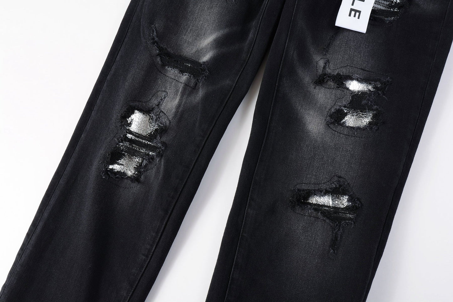 Luxury brand men's streetwear jeans 9001