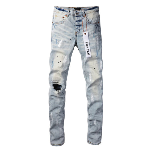 Luxury brand men's streetwear jeans 9006