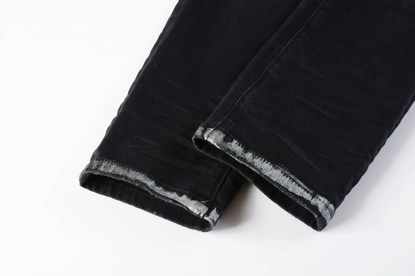 Luxury brand men's streetwear jeans 9001